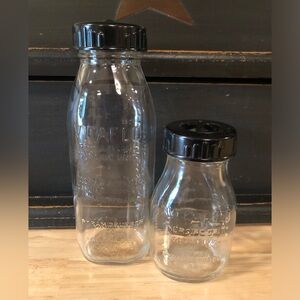 Vintage VitaFlo Bottles w/ lids